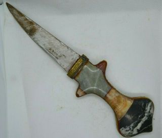 Antiques Rare Ottoman dagger Decorated with stones handmade Old and rare 3