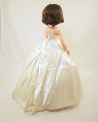 Vintage 1961 Madame Alexander Jacqueline Portrait Doll Inaugural Gown 2210 7