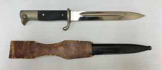 WWII German K98 Dress Bayonet and Scabbard & Frog By Herder 5