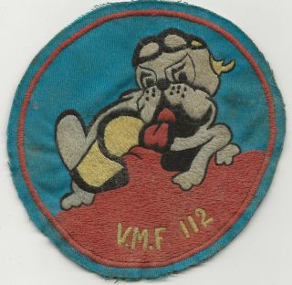 Usmc Vmf - 112 Squadron Patch Proposed Design Very Well Done For Collectors