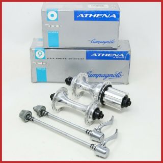 Nos Nib Campagnolo Athena 32h 9s Speed Hubs 90s Vintage 1998 Road Bike Hub Set