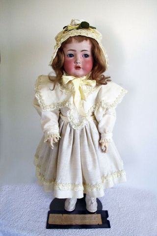 Antique Simon & Halbig Bisque Doll 117n German,  26 "