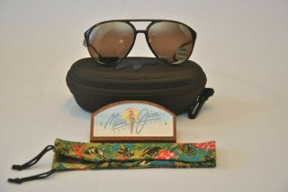 Maui Jim Tortoise Shell Aviator Polarized Sunglasses Glasses Vtg
