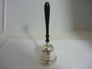 Stunning Large Sterling Silver Table Bell By L J Millington
