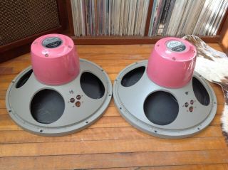Vintage 15 " Tannoy Speakers With Crossovers
