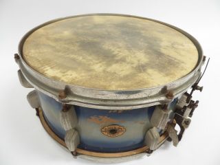 Vintage Slingerland Radio King 14 " X 17 " Snare Drum Made In Chicago