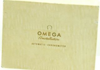 Omega Constellation vintage gold capped automatic men ' s watch w/ box 10