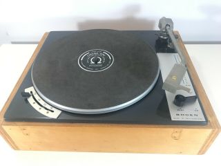 Rare Vintage Lenco Bogen B62 L70 Turntable Record Player Swiss Made