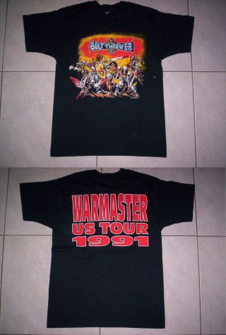 Bolt Thrower - Warmaster - Us Tour 1991 Vintage Shirt