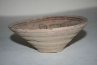 Ancient Indus Valley Harappan Terracotta Bowl Fish Motifs C.  1800 Bc