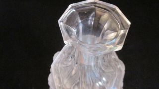 Antique R.  Lalique Art Nouveau French Glass Wine Decanter /Nude Women 8