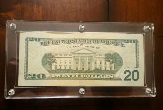 American USA 2013 $20 Note Solid Serial Number (MB66666666B) RARE 2