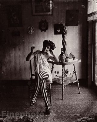 1912 Orleans Female Prostitute By E.  J.  Bellocq Vintage Louisiana Photo Art