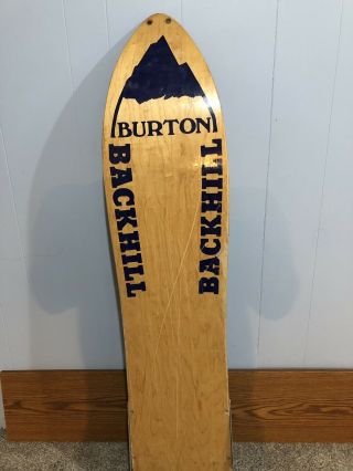 1984 Vintage Burton Backhill Snowboard. 2