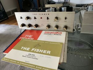 Rare Vintage Fisher Kx - 200 Integrated Stereo Tube Amplifier -
