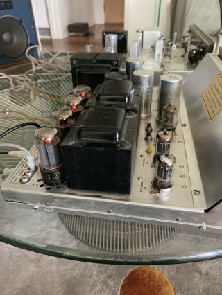 RARE VINTAGE FISHER KX - 200 INTEGRATED STEREO TUBE AMPLIFIER - 3