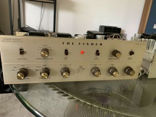 RARE VINTAGE FISHER KX - 200 INTEGRATED STEREO TUBE AMPLIFIER - 5