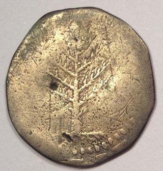 1652 Massachusetts Pine Tree Shilling 1s - Fine Details (clipped) - Rare Coin