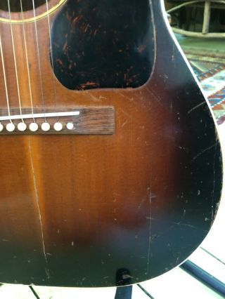 Vintage Gibson “Banner” Headstock LG2 Acoustic Flat top Guitar 12