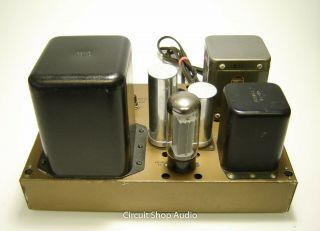 Vintage Heathkit W - 5M Monoblock Tube Amplfiers with Covers - - KT 1 3