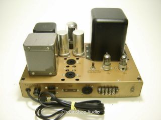 Vintage Heathkit W - 5M Monoblock Tube Amplfiers with Covers - - KT 1 9