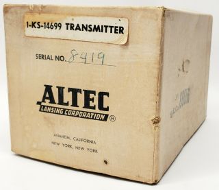 Vintage Altec Model 633A Microphone Salt Shaker Mic 8