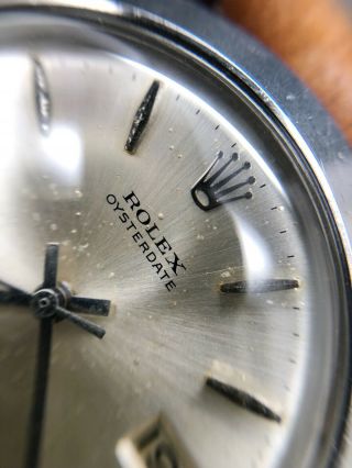 ♛ Vintage Rolex 6694 Oysterdate Precision 34mm Hand Winding Watch 2