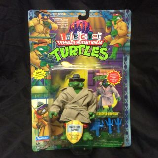 Undercover Raphael Tmnt Rare Action Figure Mutant Ninja Turtles Moc