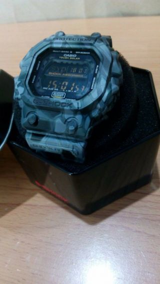 Vintage G - Shock Dragon Scale Desert Camouflage Solar GWX GXW GX - 56 Multiband6 6