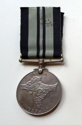 British World War Ii India Service Medal Full Size