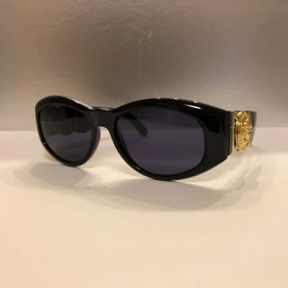 Gianni Versace Mod 424 Col 852bk Authentic Vintage Sunglasses Great Con