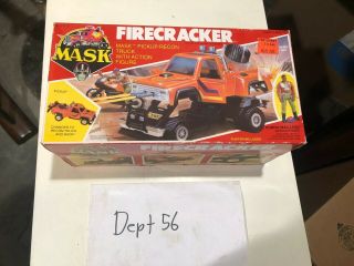 1985 Kenner M.  A.  S.  K.  Mask Firecracker Box Rare 1980s Superhero