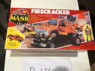 1985 Kenner M.  A.  S.  K.  Mask Firecracker Box RARE 1980s Superhero 2
