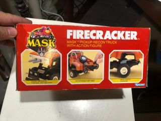 1985 Kenner M.  A.  S.  K.  Mask Firecracker Box RARE 1980s Superhero 3