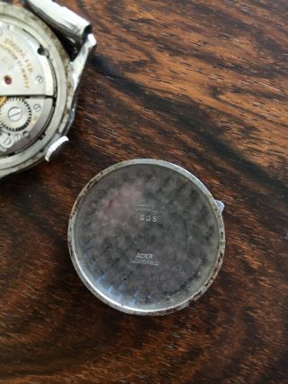 Vintage 10 Piece Watch lot; Zodiac Triple Date,  Accutron,  for parts/repair 5