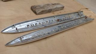 1959 Chevy Truck APACHE 31 FRONT FENDER NAME PLATES GM pair 11