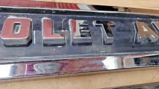 1959 Chevy Truck APACHE 31 FRONT FENDER NAME PLATES GM pair 7