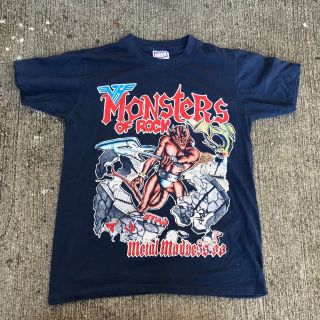Monsters Of Rock Van Halen 1988 Shirt Metallica Tshirt 1980s
