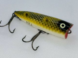 Heddon Chugger Spook Vintage Lure Frog Scale Very Rare Wow Ex