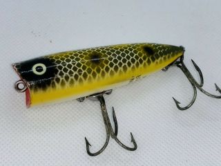Heddon Chugger Spook Vintage Lure Frog Scale Very RARE WOW EX 2