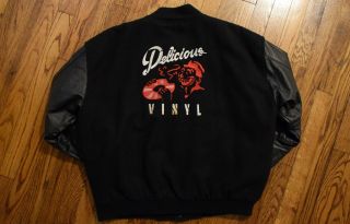 1990s Delicious Vinyl Records Crew Jacket Vintage 90s Shirt Pharcyde Masta Ace L