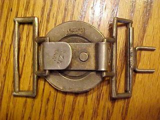 Vintage WW Era German RZM GOTT MIT UNS M34/2 Officers Belt Buckle 2