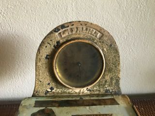 Antique BURHOFF Cigar Cutter Counter Clock For Restoration Congress LaPalina 4