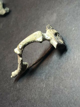 Ancient Imperial Roman Fibula Type Brooch.  2nd Century Artefact. 3