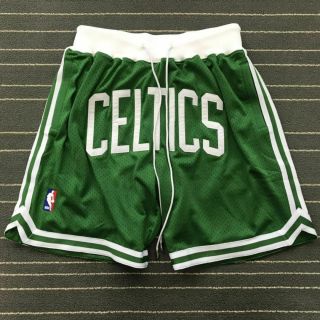 Just Don Mitchell And Ness Vintage Green Boston Celtics Shorts S M L Xl