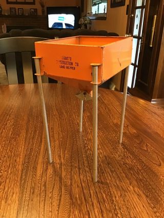 Vintage Pressed Steel Sand Hopper Construction Toy