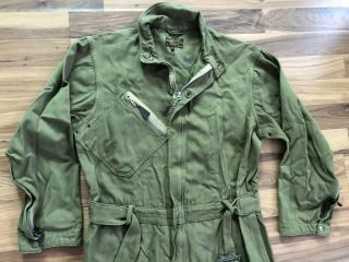 Vtg Ww2 Usaaf A - 4 Flight Suit Rare Size 40 Dated 1943
