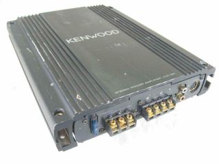 2x Car Audio Stereo Amplifier Kenwood KAC - 821 (1) Pair Amps Vintage Good 2