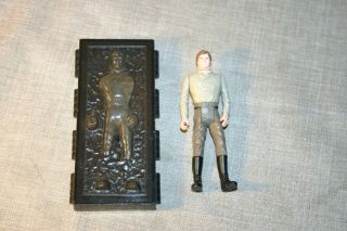 Vintage Star Wars Potf Han Solo Carbonite Loose Figure