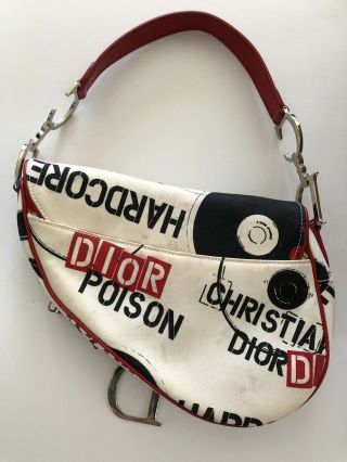Rare Vtg Christian Dior By John Galliano ‘Hardcore’ Piercing Saddle Bag 3